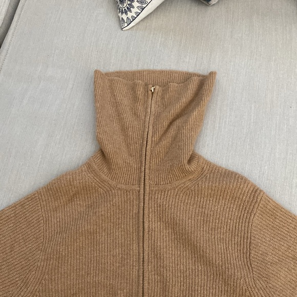 J. Crew Camel Cowl Neck Sweater - Picture 2 of 7